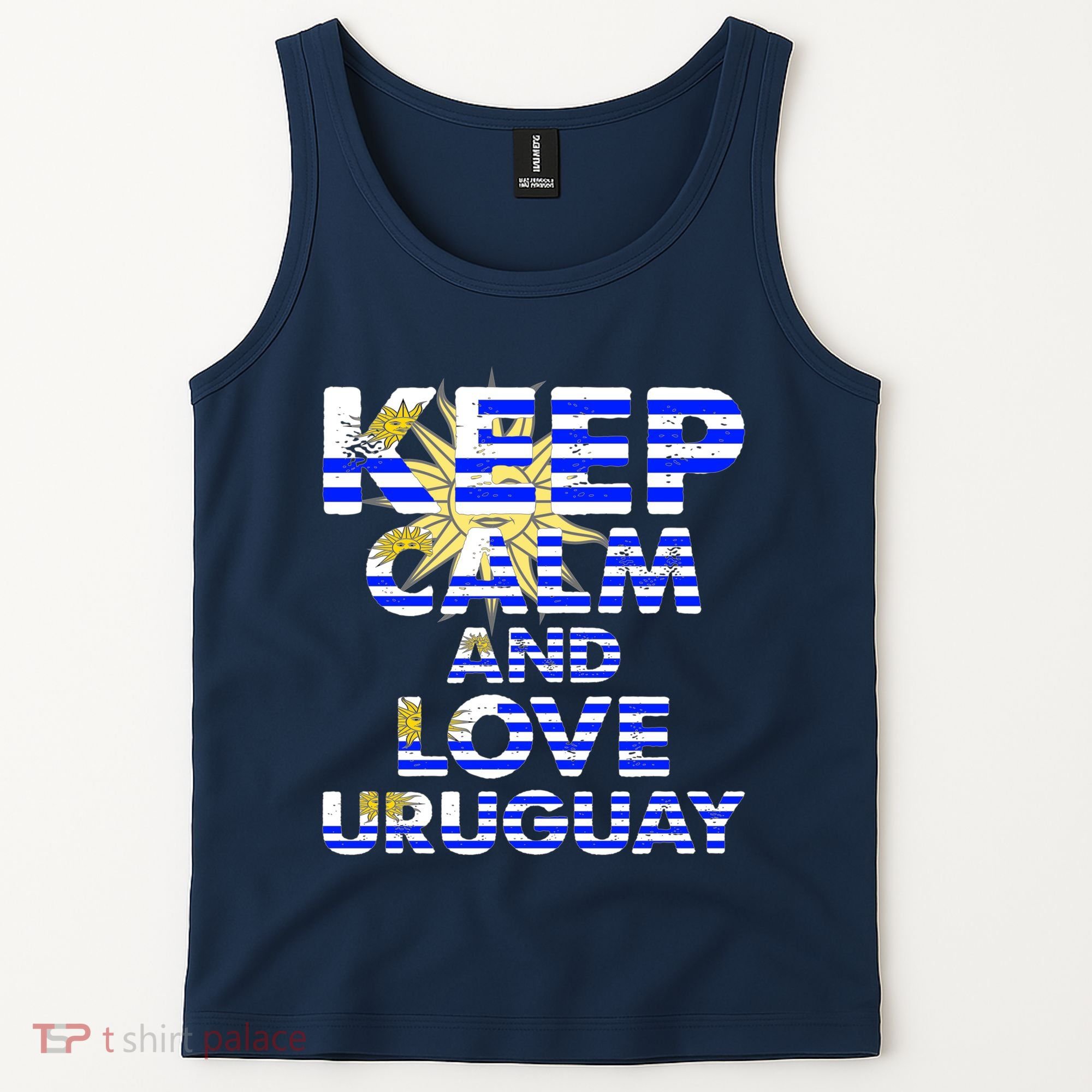 Keep Calm And Love Uruguay Tank Top