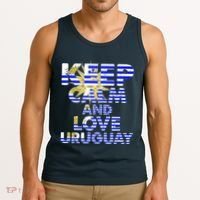 Keep Calm And Love Uruguay Tank Top thumb 3