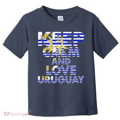 Keep Calm And Love Uruguay Toddler T-Shirt