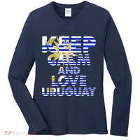 Keep Calm And Love Uruguay Women's Long Sleeve Shirt thumb 0