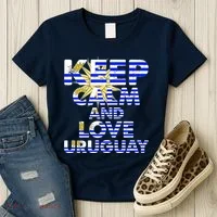 Keep Calm And Love Uruguay Women's T-Shirt thumb 3