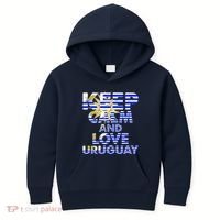 Keep Calm And Love Uruguay Kids Hoodie thumb 0