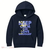 Keep Calm And Love Uruguay Kids Hoodie thumb 0