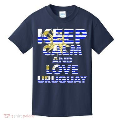 Keep Calm And Love Uruguay Kids T-Shirt