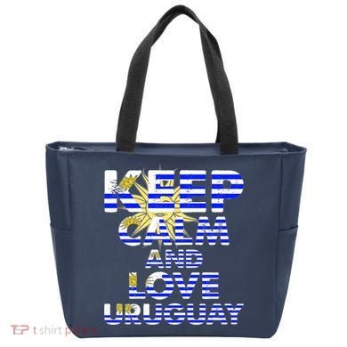 Keep Calm And Love Uruguay Tote Bag