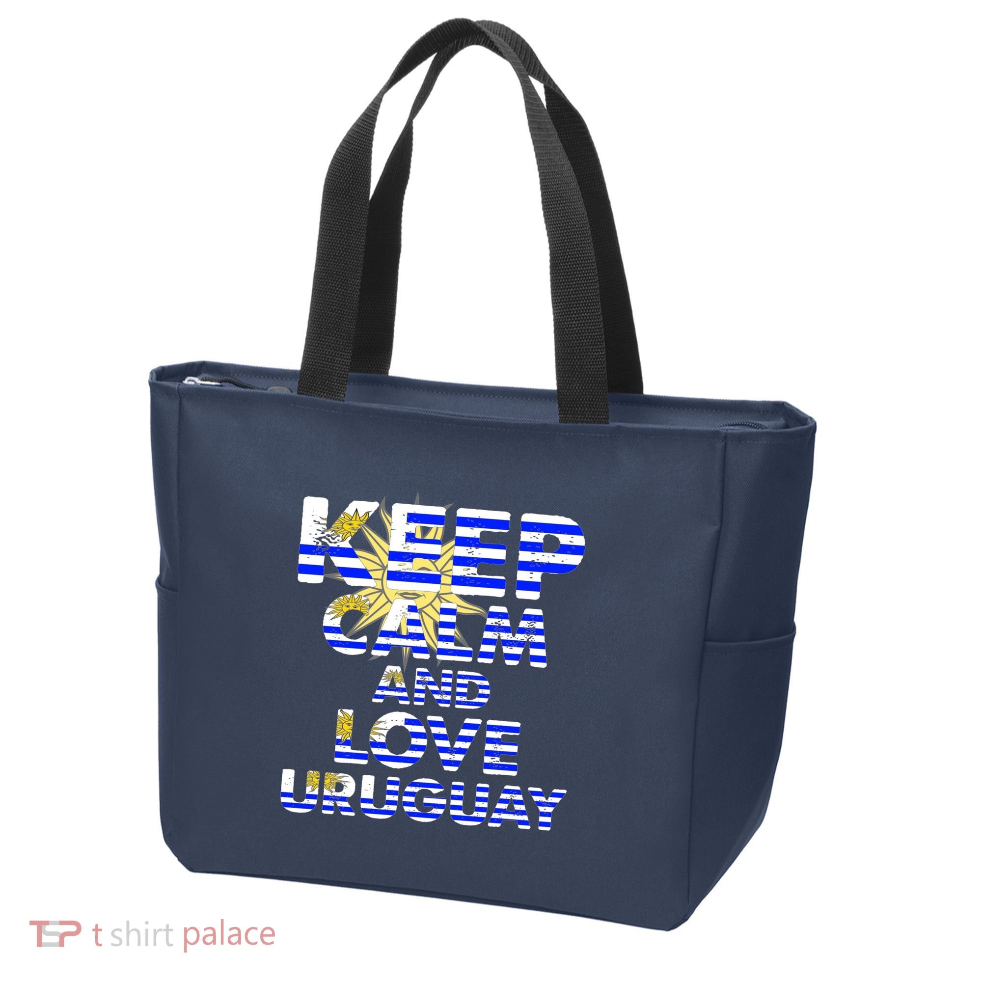 Keep Calm And Love Uruguay Tote Bag