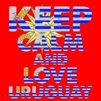 Keep Calm And Love Uruguay Santa Hat thumb 1