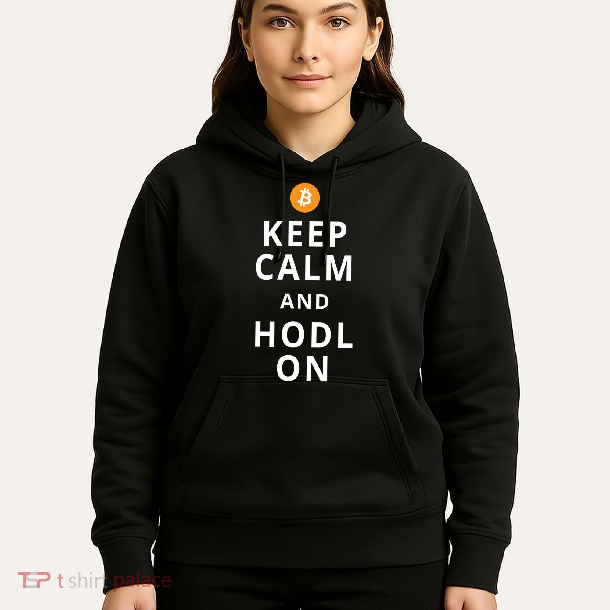 Keep Cam And Hodl On Bitcoin Hoodie