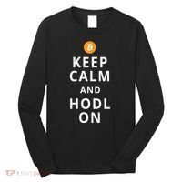 Keep Cam And Hodl On Bitcoin Long Sleeve Shirt thumb 0