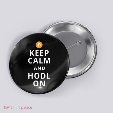 Keep Cam And Hodl On Bitcoin Button