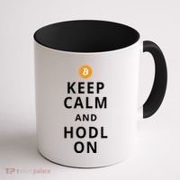 Keep Cam And Hodl On Bitcoin Coffee Mug thumb 1