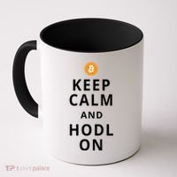 Keep Cam And Hodl On Bitcoin Coffee Mug thumb 0