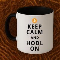 Keep Cam And Hodl On Bitcoin Coffee Mug thumb 2