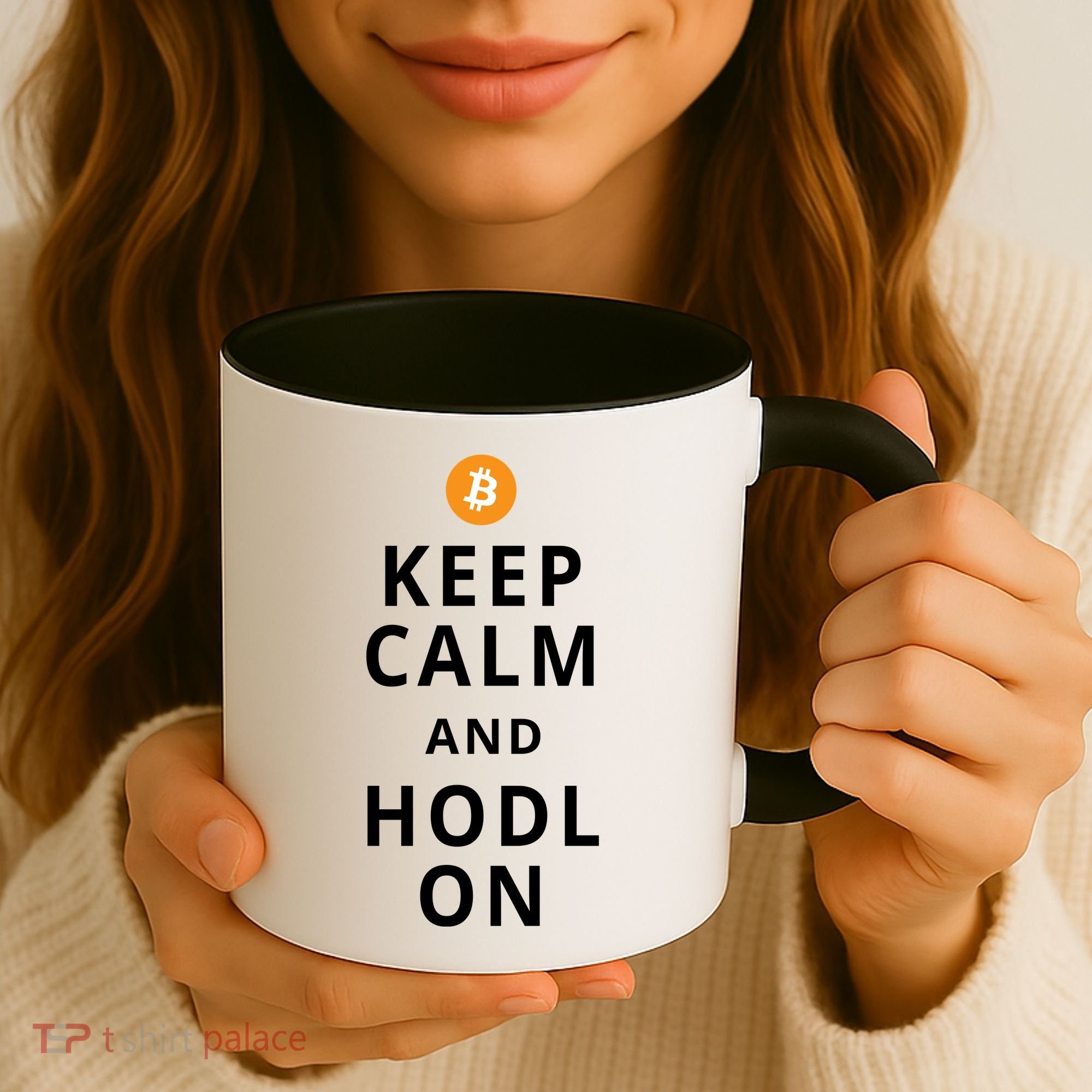 Keep Cam And Hodl On Bitcoin Coffee Mug