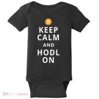 Keep Cam And Hodl On Bitcoin Baby Bodysuit thumb 0