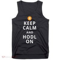 Keep Cam And Hodl On Bitcoin Tank Top thumb 0