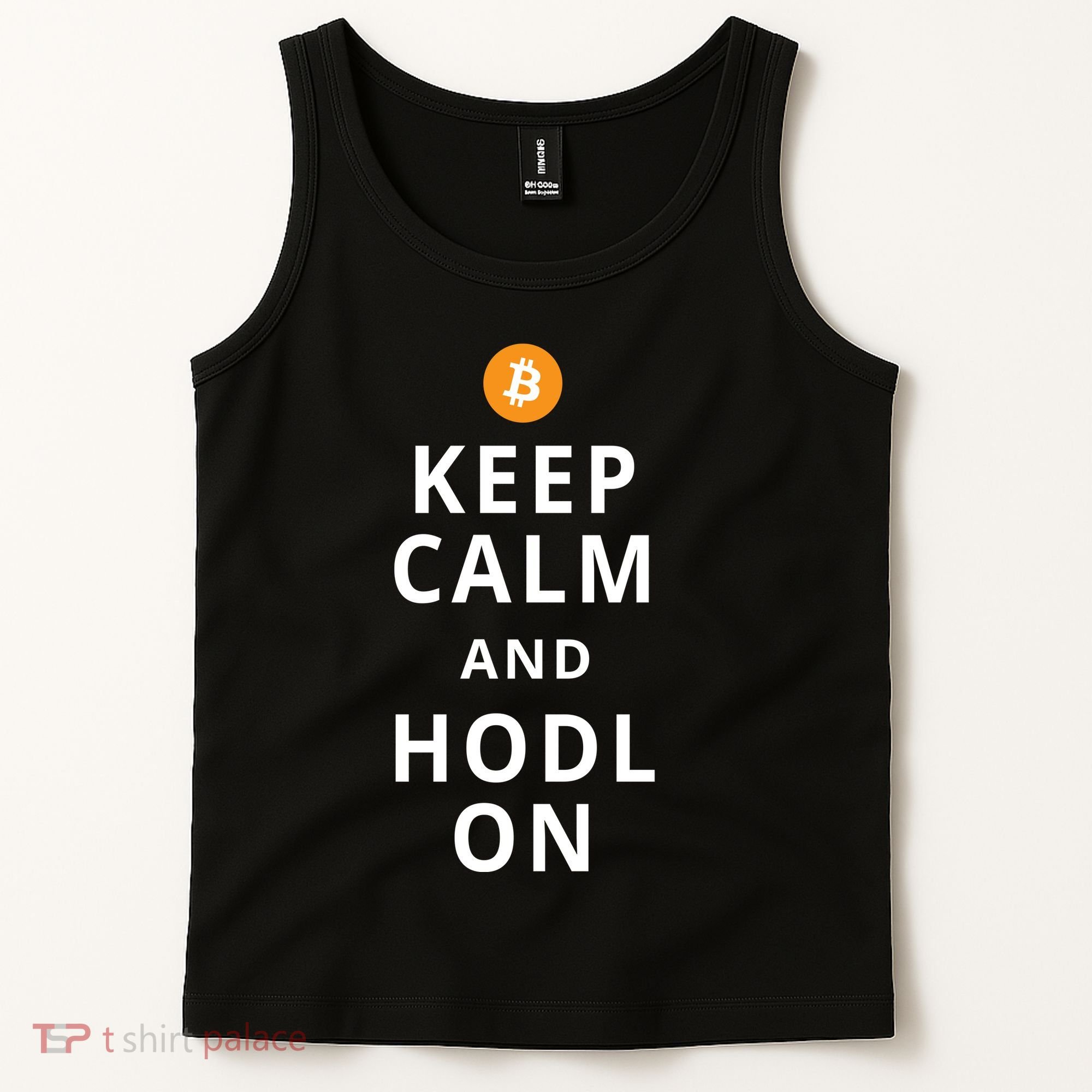 Keep Cam And Hodl On Bitcoin Tank Top