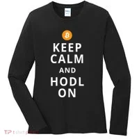 Keep Cam And Hodl On Bitcoin Women's Long Sleeve Shirt thumb 0