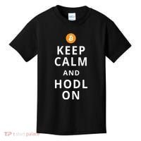 Keep Cam And Hodl On Bitcoin Kids T-Shirt thumb 0