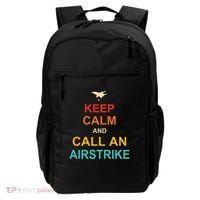 Keep Calm And Call An Airstrike Backpack thumb 0