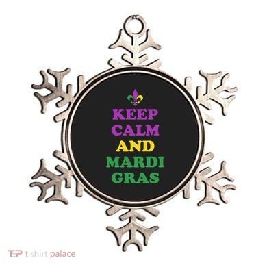 Keep Calm And Mardi Gras Festive Ornament