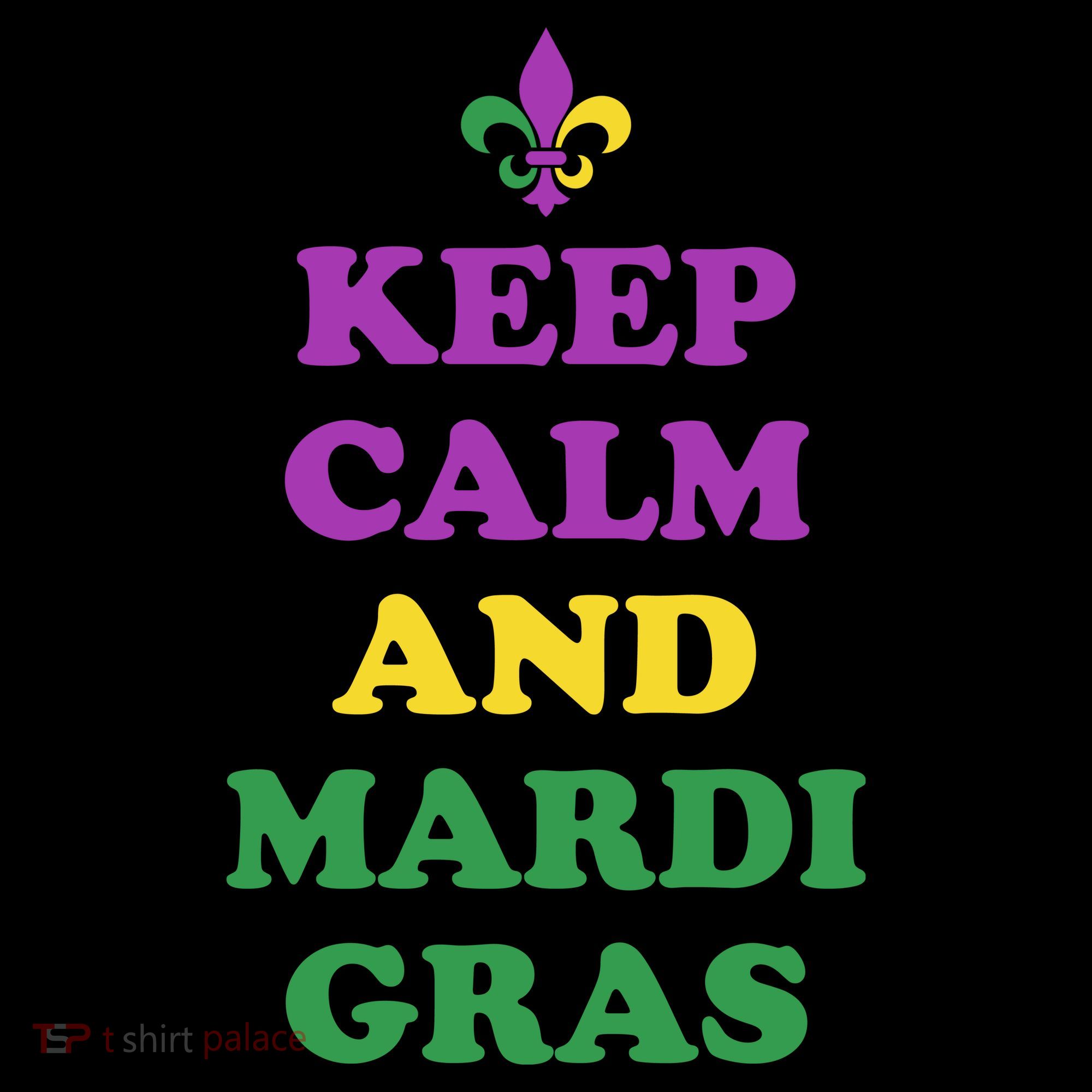Keep Calm And Mardi Gras Festive Ornament