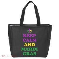 Keep Calm And Mardi Gras Festive Tote Bag thumb 0