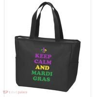 Keep Calm And Mardi Gras Festive Tote Bag thumb 3