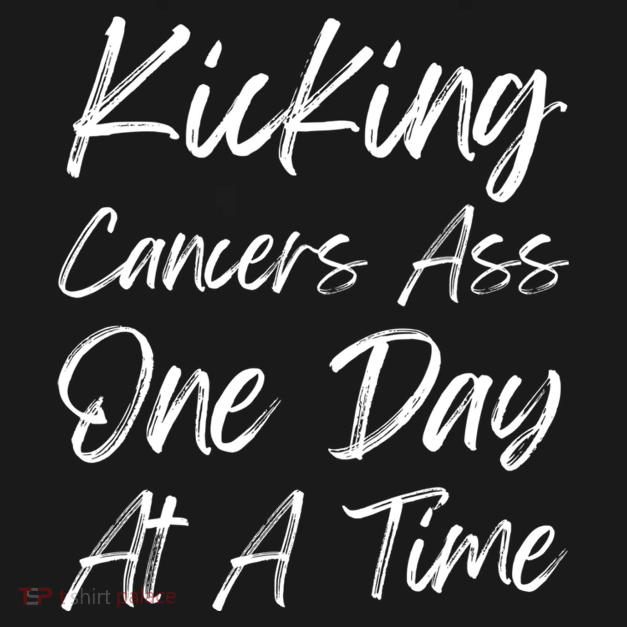 Kicking CancerS Ass One Day At A Time Cancer Awareess Gift Bucket Hat