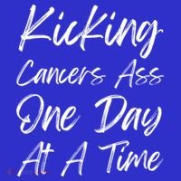 Kicking CancerS Ass One Day At A Time Cancer Awareess Gift Polo thumb 2