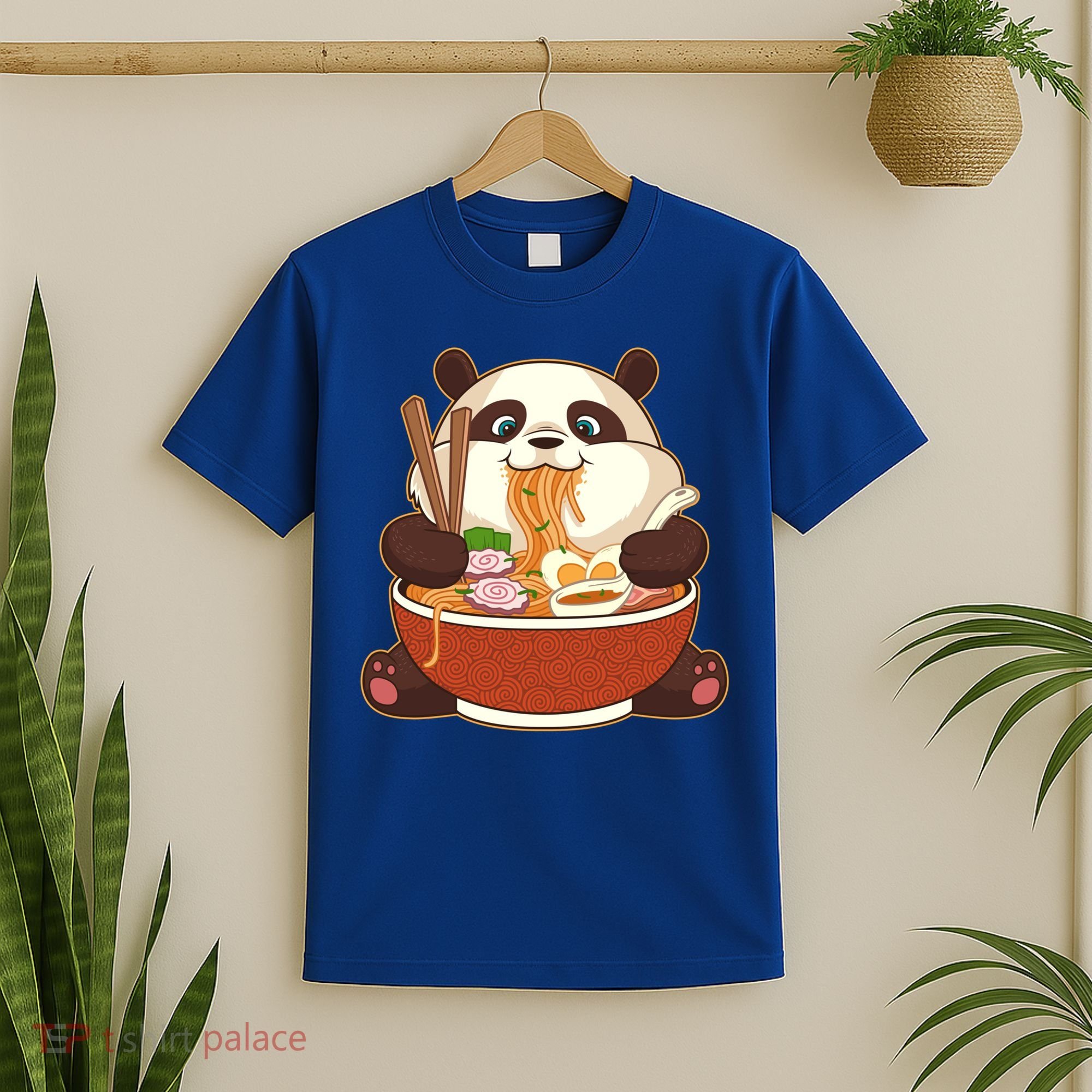 Kawaii Cute Anime Panda Otaku Japanese Ramen Noodles Gift T-Shirt