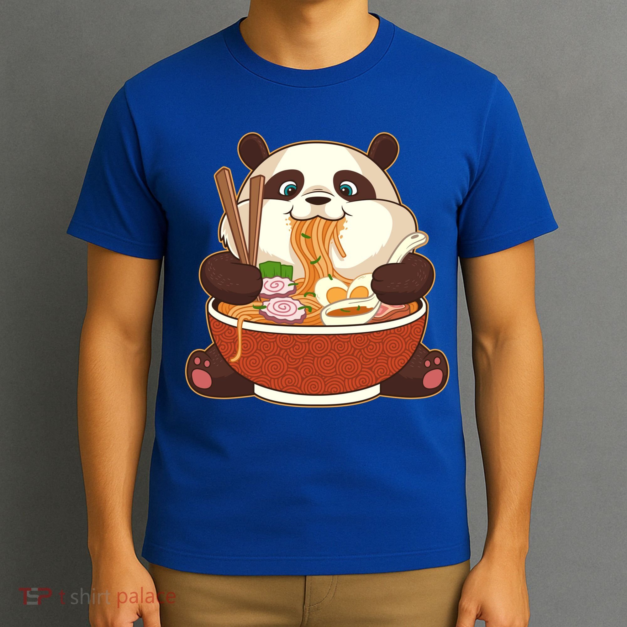 Kawaii Cute Anime Panda Otaku Japanese Ramen Noodles Gift T-Shirt