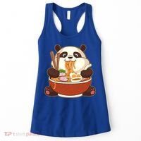 Kawaii Cute Anime Panda Otaku Japanese Ramen Noodles Gift Women's Tank Top thumb 0