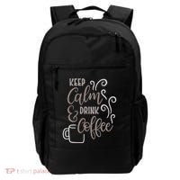 Keep Calm And Drink Coffee Backpack thumb 0
