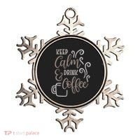 Keep Calm And Drink Coffee Ornament thumb 0