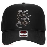 Keep Calm And Drink Coffee Hat thumb 0