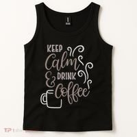 Keep Calm And Drink Coffee Tank Top thumb 2