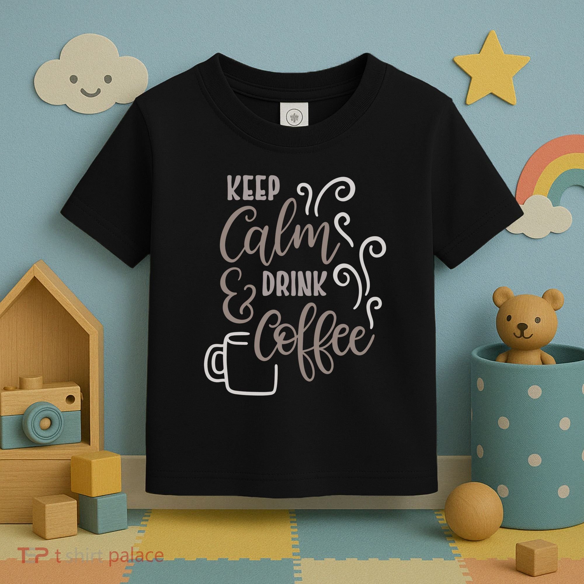 Keep Calm And Drink Coffee Toddler T-Shirt