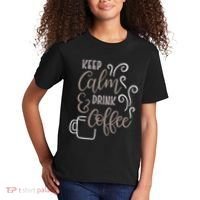 Keep Calm And Drink Coffee Kids T-Shirt thumb 2