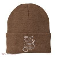 Keep Calm And Drink Coffee Beanie thumb 0