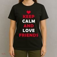 Keep Calm And Love Friends T-Shirt thumb 4