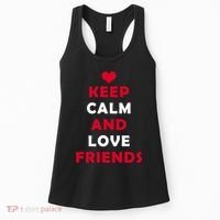 Keep Calm And Love Friends Women's Tank Top thumb 0