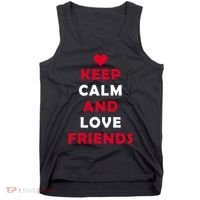 Keep Calm And Love Friends Tank Top thumb 0