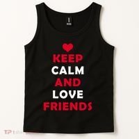 Keep Calm And Love Friends Tank Top thumb 2