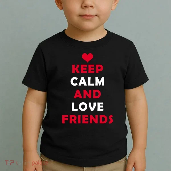 Keep Calm And Love Friends Toddler T-Shirt