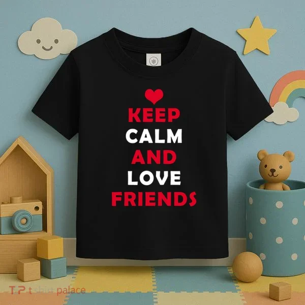 Keep Calm And Love Friends Toddler T-Shirt