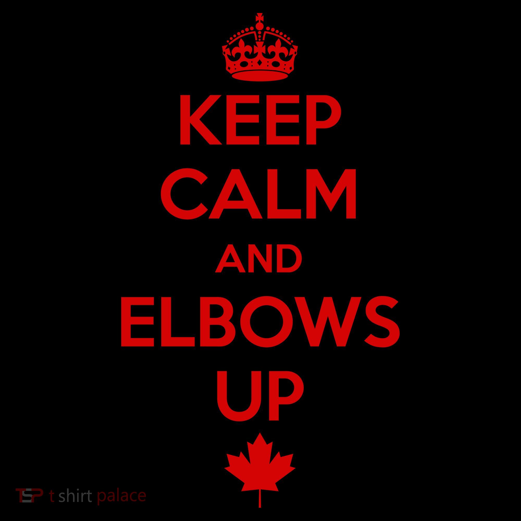 Keep Calm and Elbows Up Canada is Not for Sale  Coffee Mug