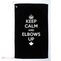 Keep Calm and Elbows Up Canada is Not for Sale  Golf Towel thumb 0