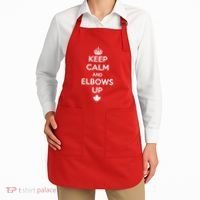 Keep Calm and Elbows Up Canada is Not for Sale  Apron thumb 2
