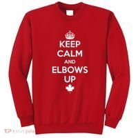 Keep Calm and Elbows Up Canada is Not for Sale  Sweatshirt thumb 0